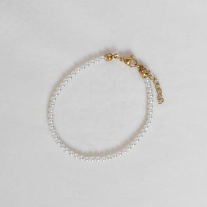 Petite Gold Pearl Bracelet