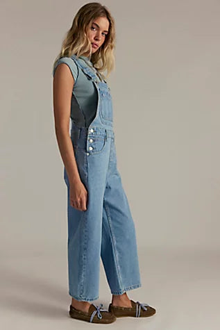 Free People Deep Trance Overalls
