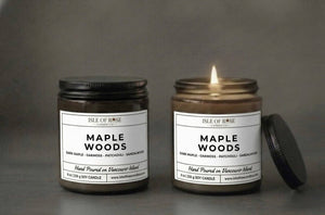 Maple Woods Candle - Dark Maple•Oakmoss•Patchouli•Sandalwood