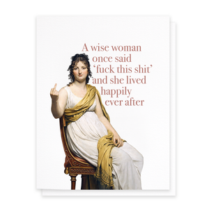 A Wise Woman Card