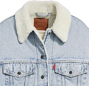 Levis 90's Sherpa Trucker Jacket Morning Sunlight