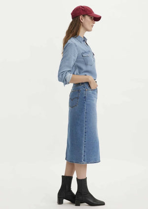 Levis Side Slit Skirt Artist Divided