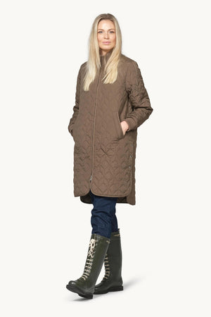 Ilse Jacobsen Art06 Quilted Jacket Mud