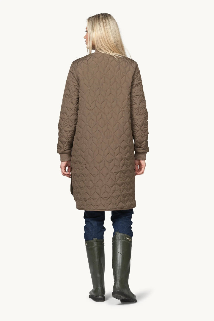 Ilse Jacobsen Art06 Quilted Jacket Mud