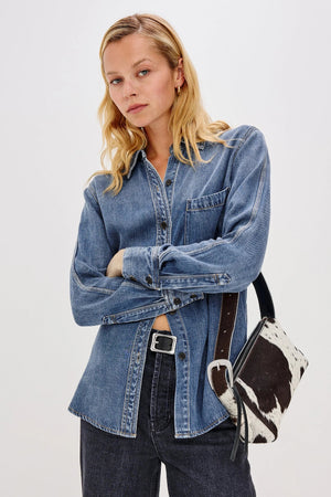 Rails Atticus Denim Shirt Antique Blue