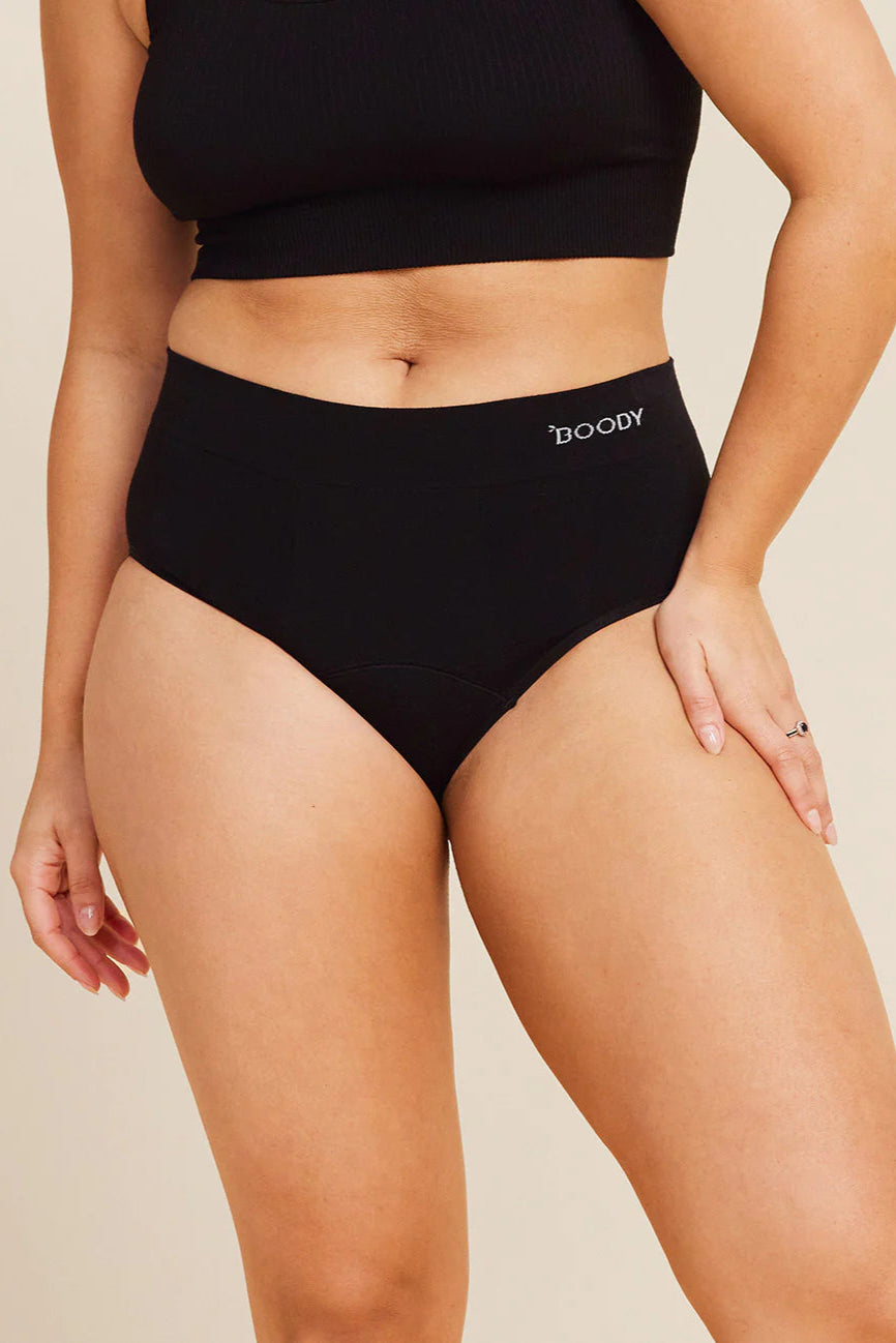 Boody Period Leak Proof Full Brief Overnight Black