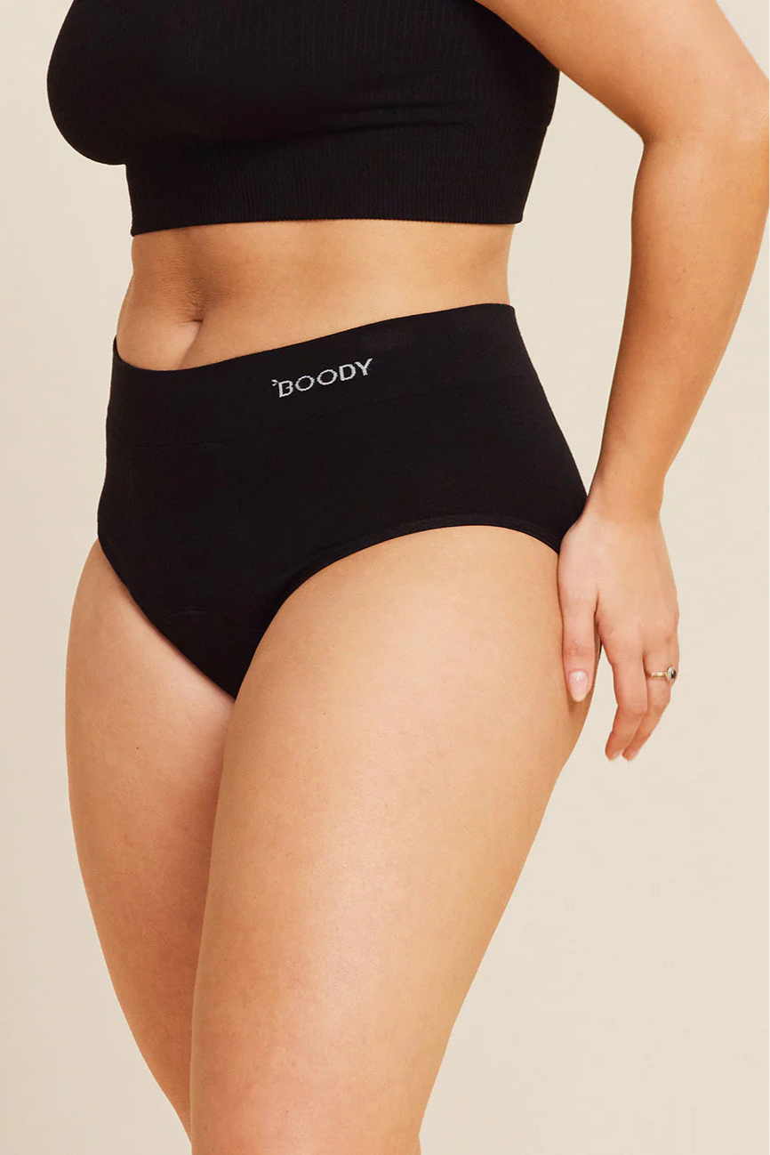 Boody Period Leak Proof Full Brief Overnight Black