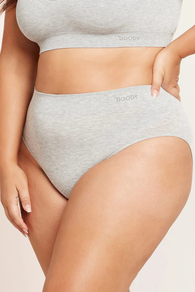 Boody Full Briefs Light Grey Marl
