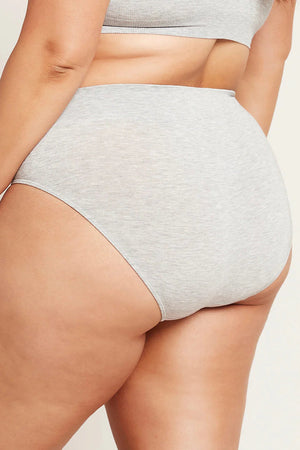 Boody Full Briefs Light Grey Marl