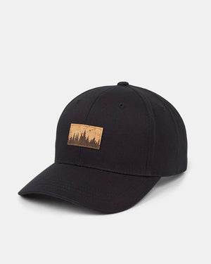 TenTree Juniper Cork Patch Elevation Hat Meteorite Black/Cork Patch