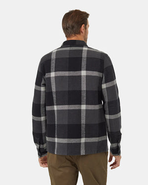 Tentree Heavy Weight Flannel Jacket Meteorite Black/Cabin Plaid