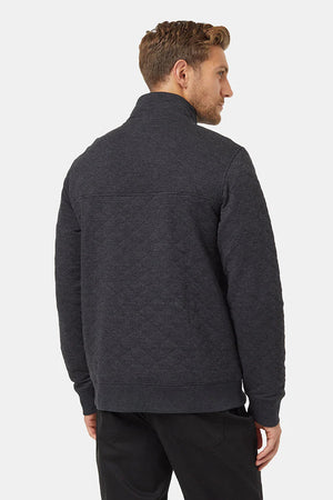 TenTree Begbie Full Zip Meteorite Black Heather