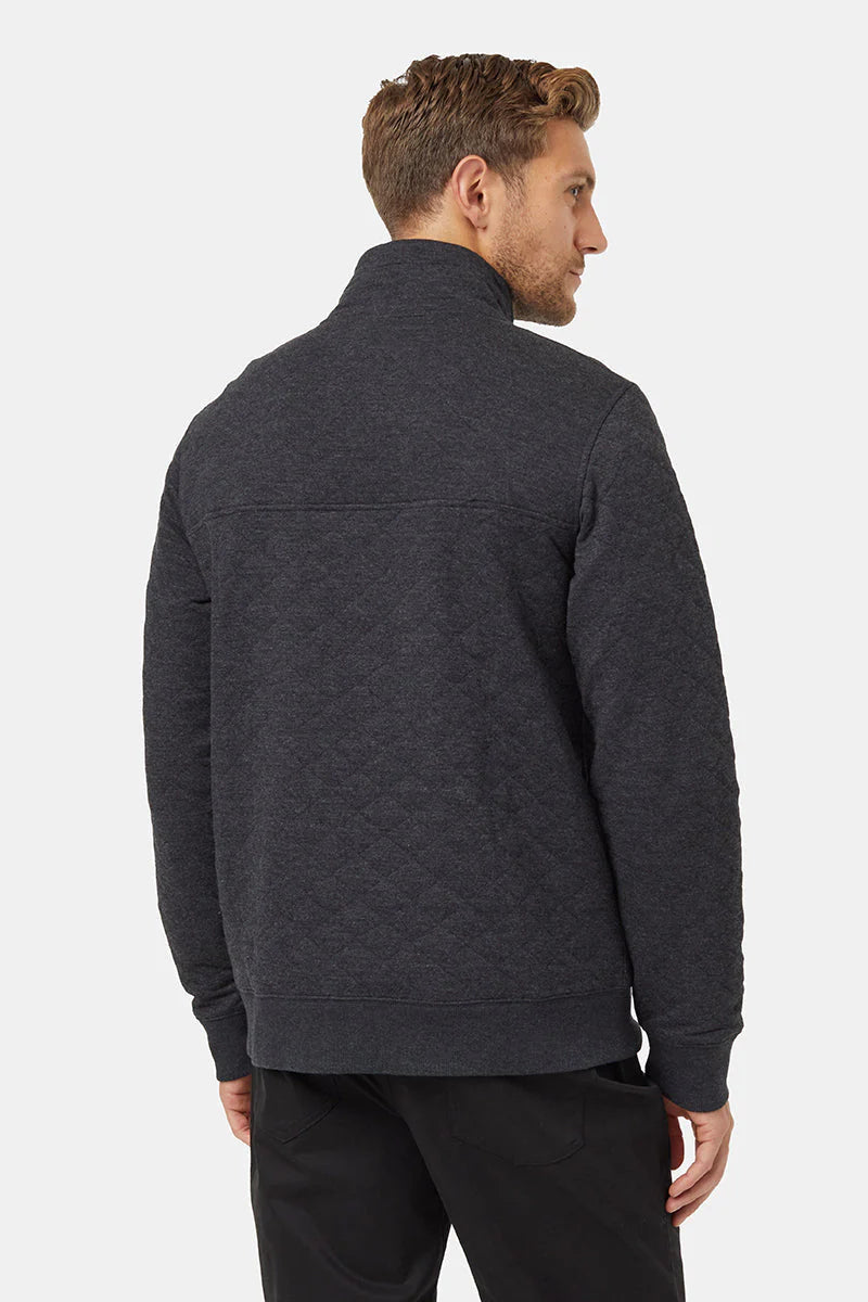 TenTree Begbie Full Zip Meteorite Black Heather