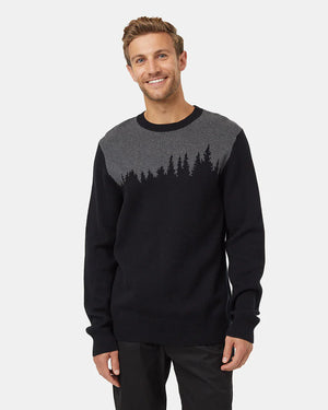 Tentree Highline Juniper Sweater Meteorite Black/Dark Grey Heather