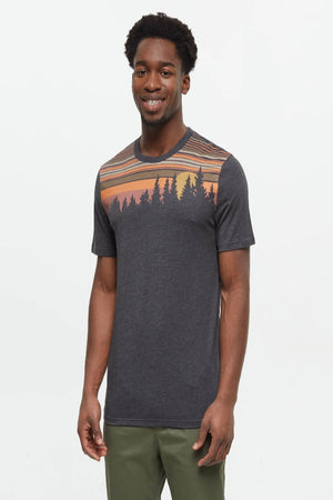 TenTree Retro Juniper T-Shirt Meteorite Black Heather