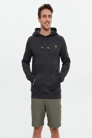 TenTree Sasquatch Hoodie Meteorite Black Heather/Fishing