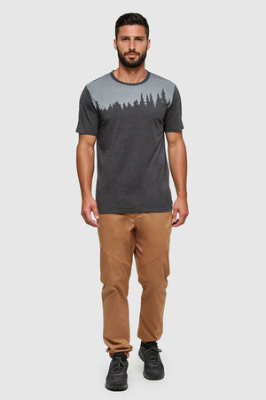 TenTree Retro Juniper T-Shirt Meteorite Black Heather