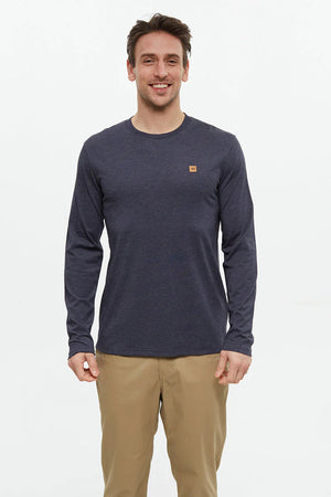 TenTree Baker Longsleeve Midnight Blue Heather