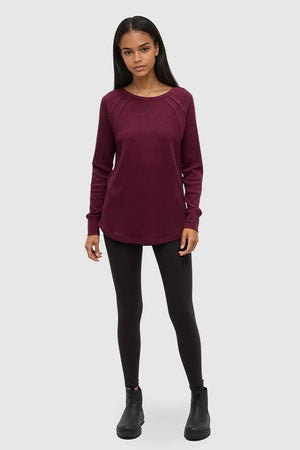 TenTree Storey Longsleeve Deep Burgundy