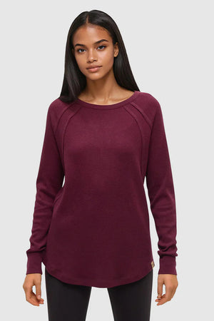 TenTree Storey Longsleeve Deep Burgundy