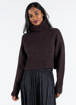 C'est Moi Crop Turtleneck Sweater