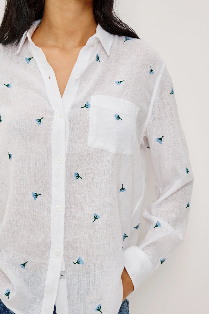 Rails Charli Shirt Bluebell Carnations