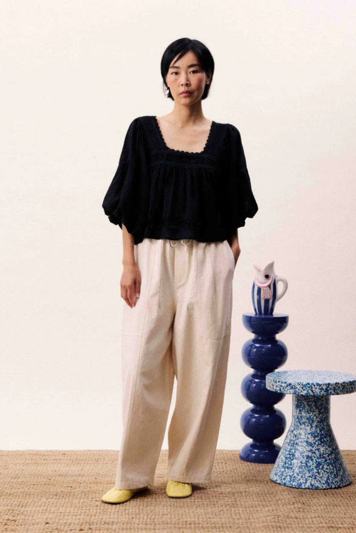 Frnch Fluvia Top Noir