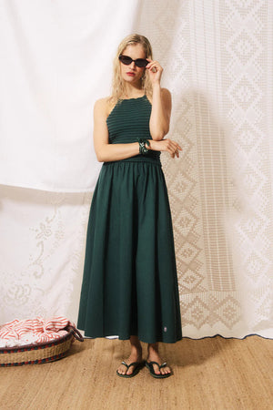 Frnch Lucia Dress Green