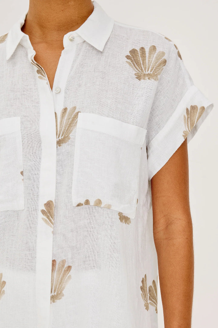 Rails Cito Shirt Taupe Seashells