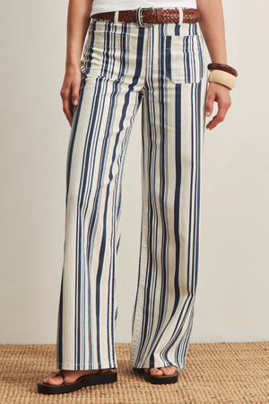 Sanctuary Marine Full Length Jean Sail Stripe