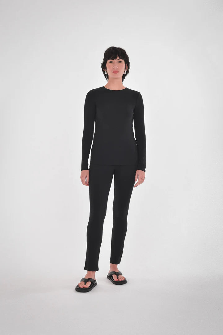 Paper Label Lisa Long Sleeve Black