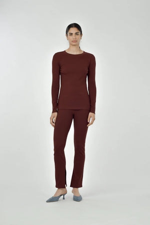 Paper Label Lisa Long Sleeve Truffle