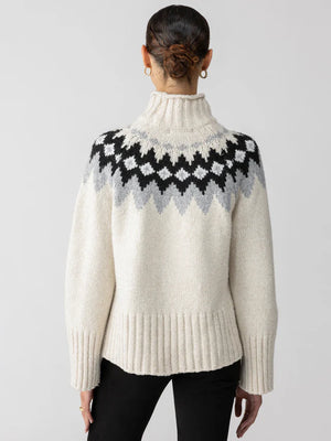 Sanctuary Tis the Season Fairisle Sweater Toasted Almond Multi