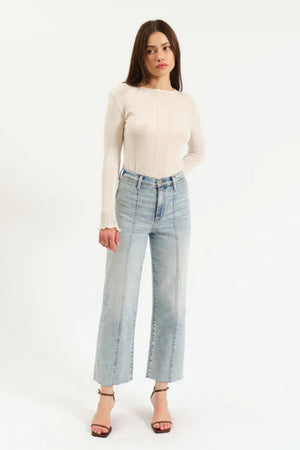 DAZE Pleaser High Rise Wide Ankle Cupid