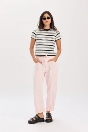Daze Villa Pant Drawstring Barrel Petal