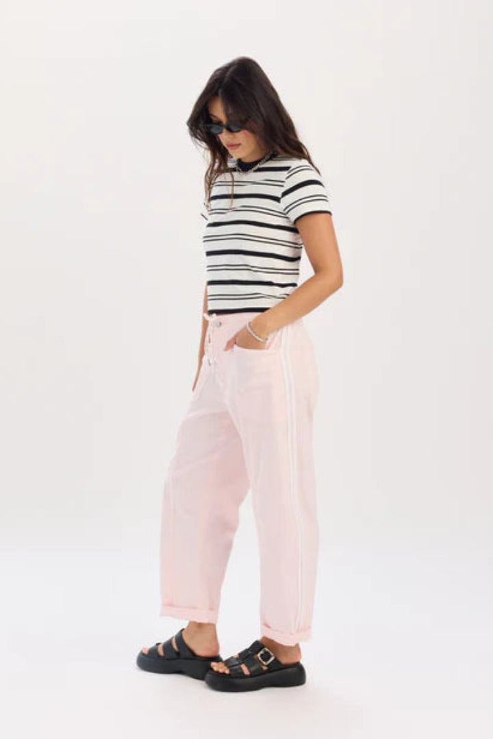 Daze Villa Pant Drawstring Barrel Petal