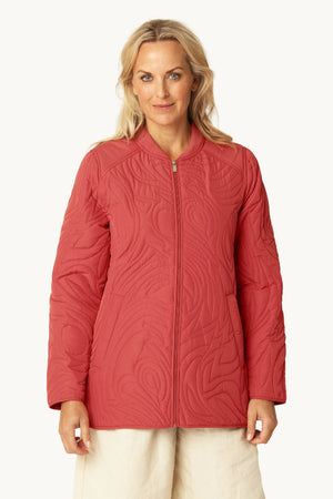Ilse Jacobsen Dune02 Short Quilted Jacket Baked Apple
