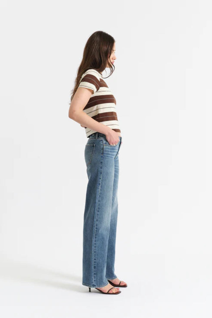 DAZE Keeper Low Rise Straight Heartbeat Vintage