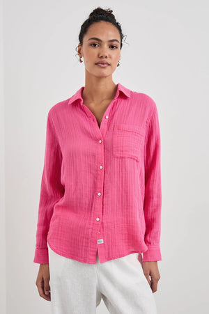 Rails Ellis Shirt Hibiscus