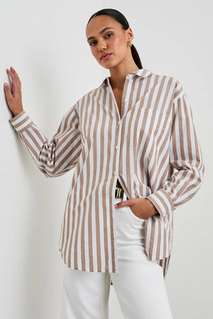 Rails Elsa Shirt Russet Stripe