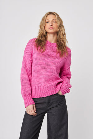 John + Jenn Knit Sweater Hot Cosmo
