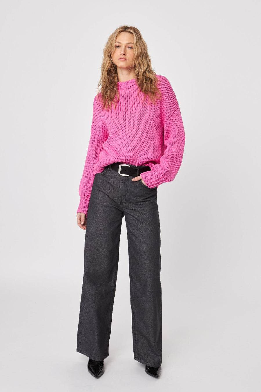 John + Jenn Knit Sweater Hot Cosmo