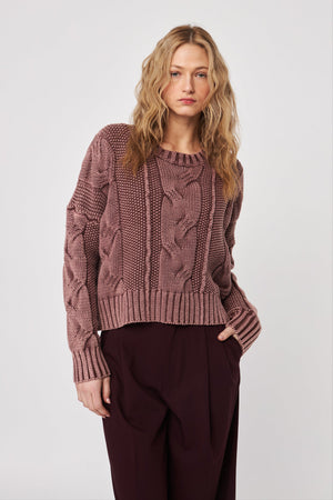 John + Jenn Knit Pullover Vintage Hazelnut