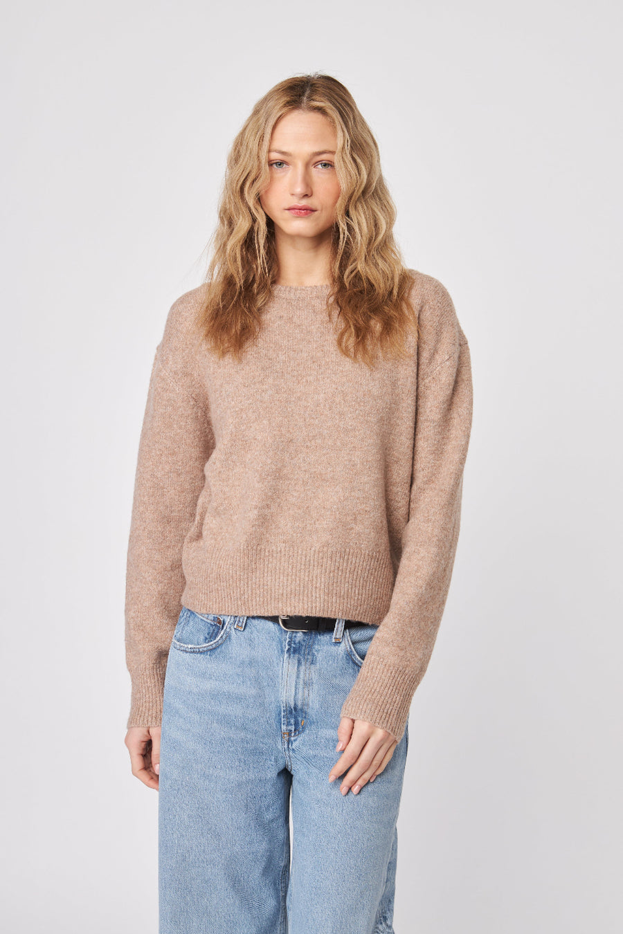 John + Jenn Crewneck Sweater Latte