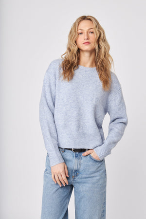 John + Jenn Crewneck Sweater Chambray