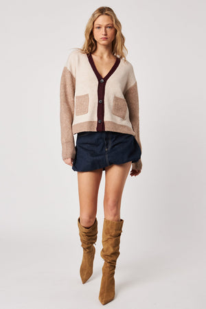 John + Jenn Sweater Smoky Merlot