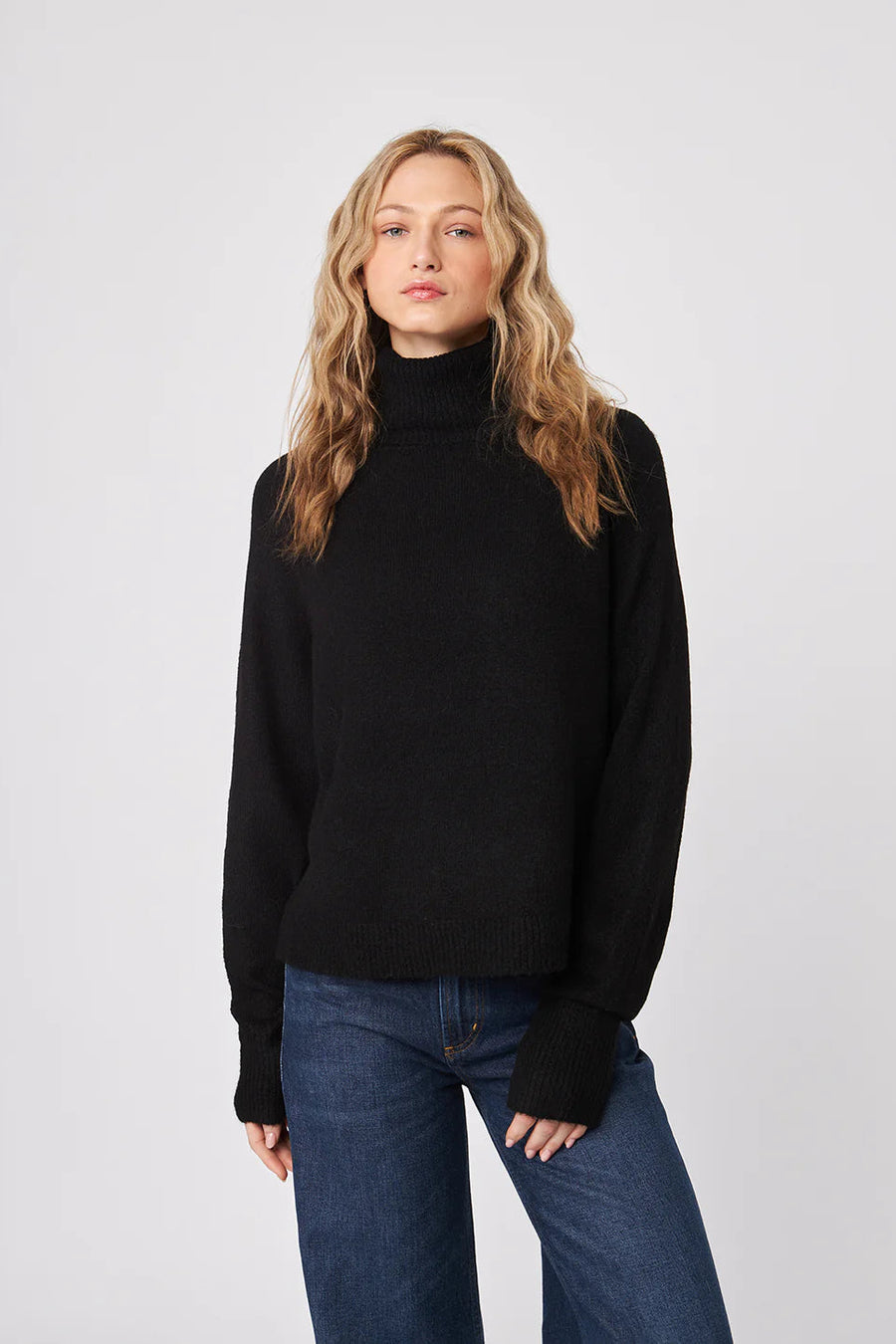 John + Jenn Emmett Turtleneck Caviar
