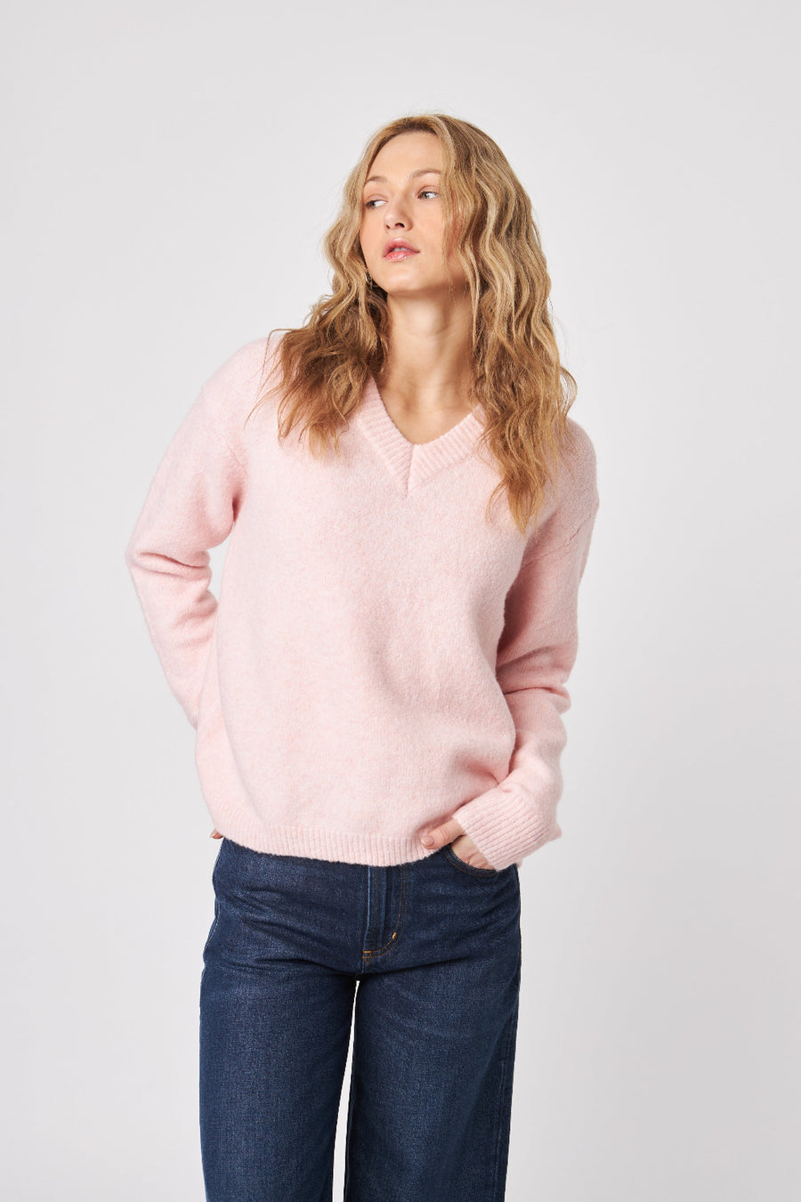 John + Jenn V Neck Sweater Ballerina