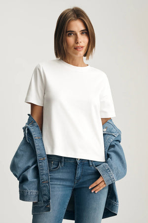 Mavi Audrey Interlock Crew Neck T Shirt