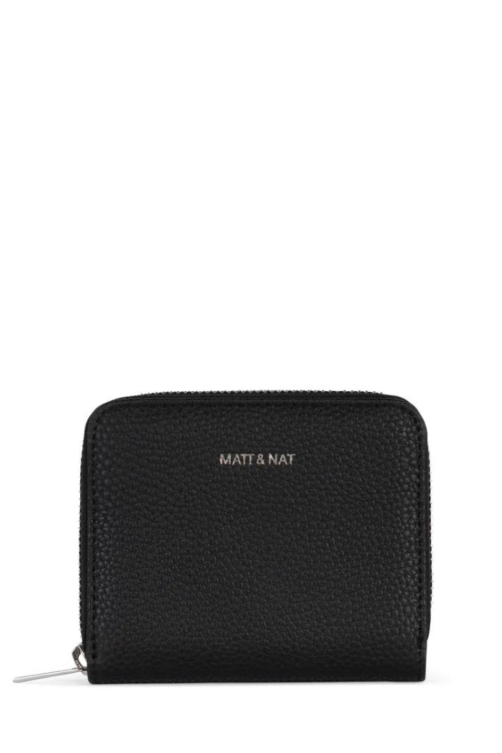 Matt & Nat Rue Grain Wallet Black